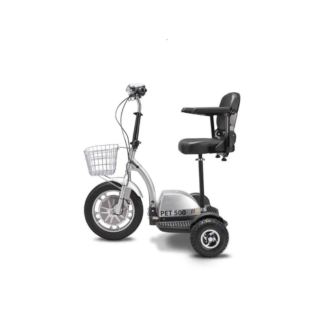 PET Pro Flex 500 Folding Transport Mobility Scooter – 3 Wheel - Stand or Sit - Senior.com Scooters